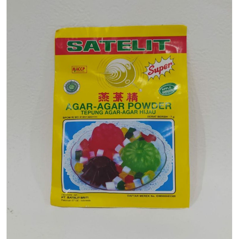 AGAR AGAR SATELIT HIJAU SACHET 7gr