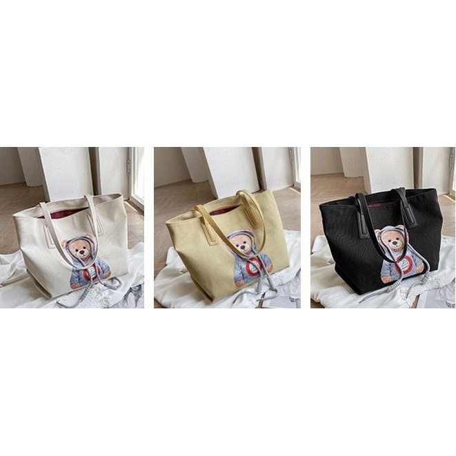 BJ15876 - BLACK/WHITE/YELLOW - TAS WANITA FASHION IMPORT MODIS ELEGAN TERMURAH TERLARIS TERBARU BAGSTORE JAKARTA TAS BATAM EL5876 BQ3352