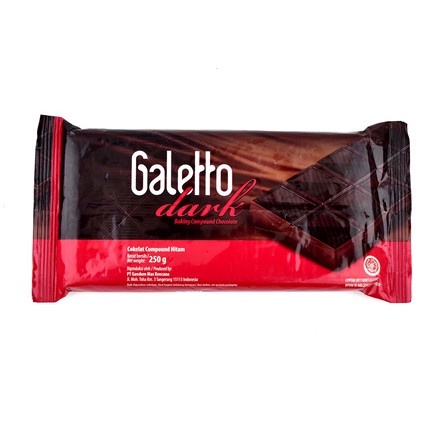 

GALLETO DARK COMPOUND/COKLAT BATANG 250grm