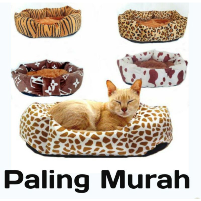 Tempat Tidur Kasur Alas Kandang Kucing Pet Bed Anjing Kecil Motif Karakter Kartun Lucu Murah