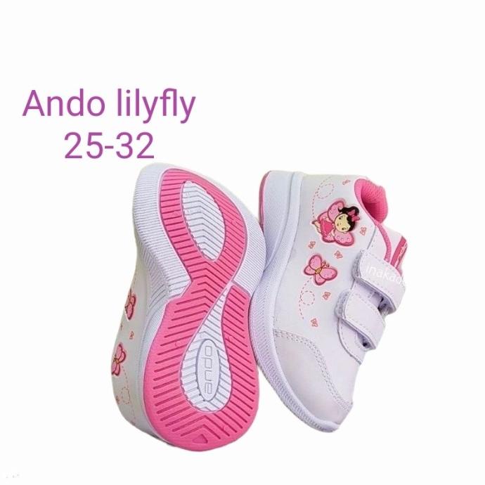 sepatu Ando lily fly original anak perempuan paud TK