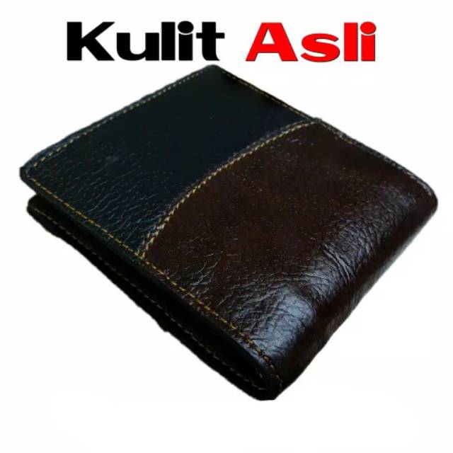 Dompet kulit asli/dompet pria murah/dompet lipat tidur
