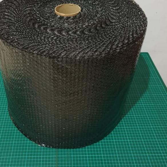 

☋ BUBBLE WRAP HITAM UKURAN 40CM X 50M MULIA PACK - hitam polos ➲