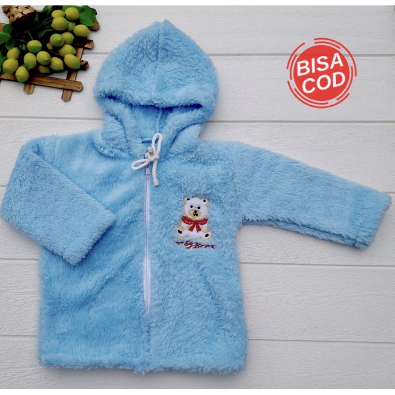 Jaket Bulu Lembut Lucu Termurah DNW BABY