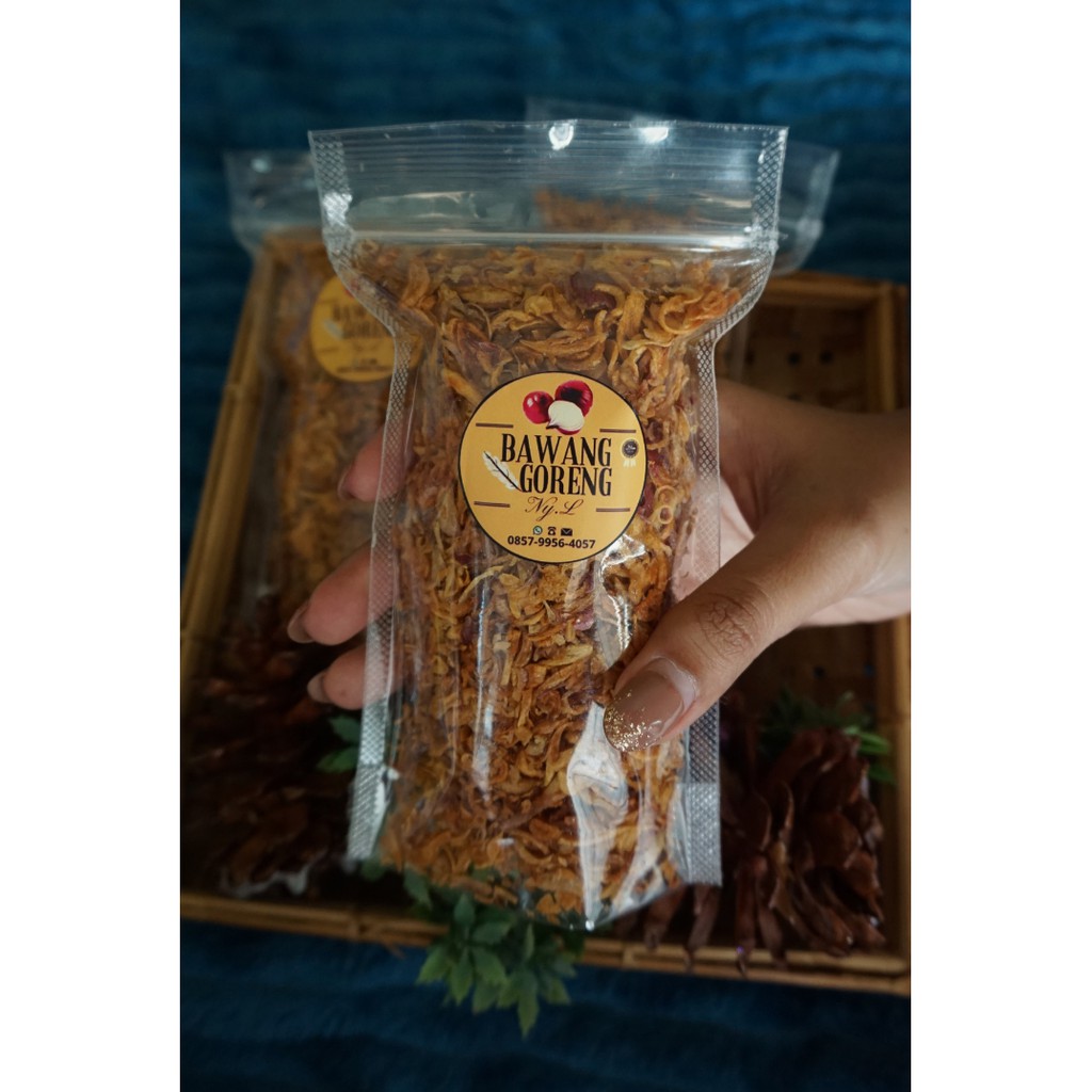 

BAWANG GORENG MURNI TANPA CAMPURAN TEPUNG [PREMIUM] - POUCH KECIL