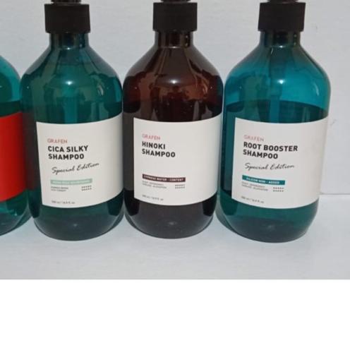 ➳ Share Grafen Root Booster Shampoo Grafen Hinoki Shampoo Grafen Remover Grafen Cica Shampoo ☃