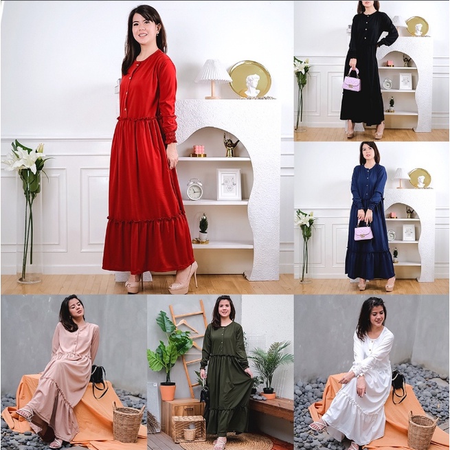 Godiva96 - GAMIS CHIKA / DRESS TERUSAN WANITA MUSLIM MEDAN