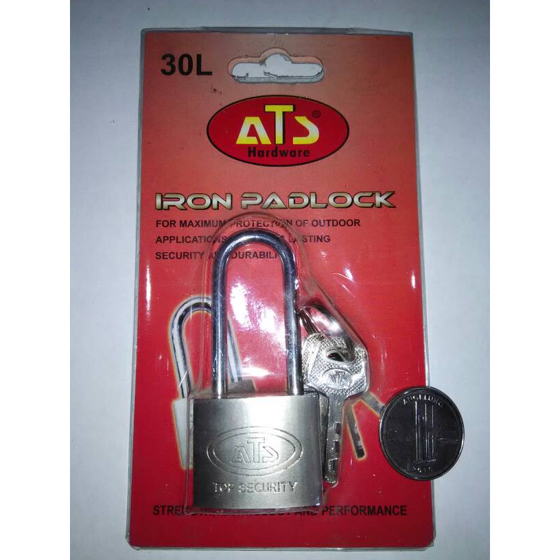 Gembok Besi ATS 30mm Panjang Iron Padlock 30 mm L