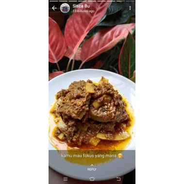 

Rendang Ati Rempelo 250 gram Masakan Khas Padang