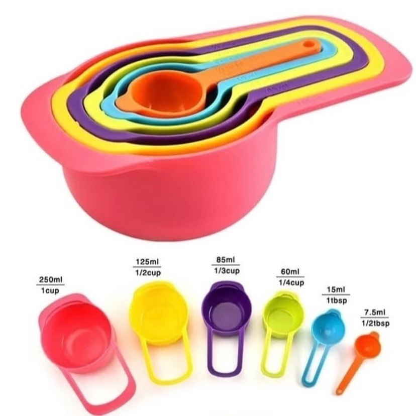 Sendok Takar Jumbo 6in1 Pengkur Air Bumbu Measuring Spoon