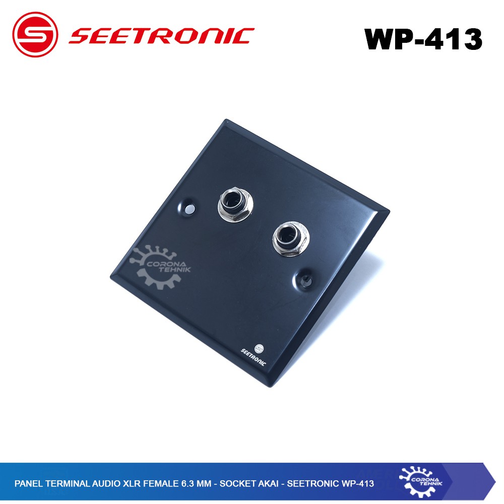 Seetronic WP-413 - Panel Terminal Audio XLR Female 6.3 mm Socket Akai