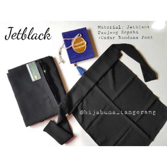 Khimar Jetblack Bonanza by Hijabuna