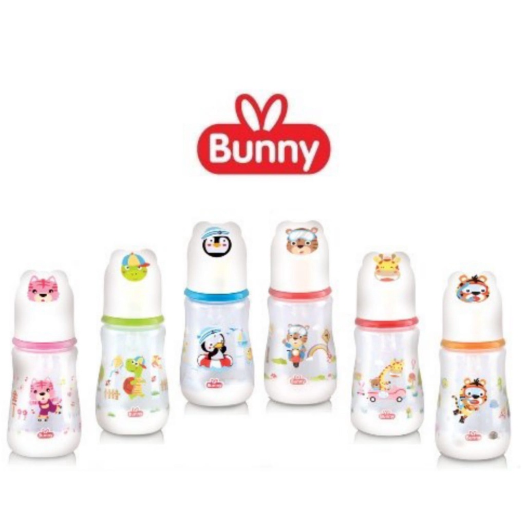 Bunny Gigl Bottle Botol Susu With Printed Hood 125 ML