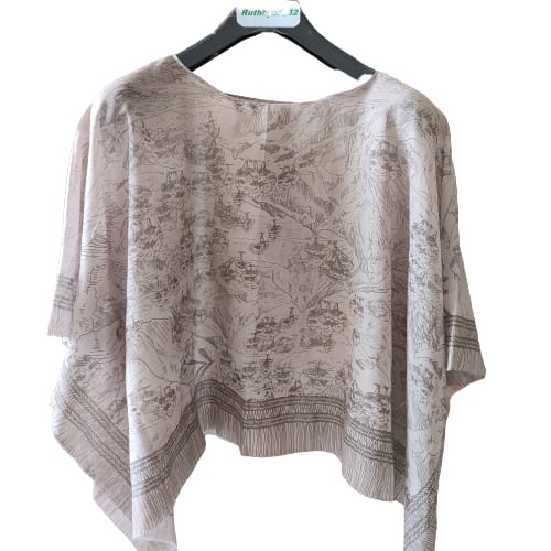 Ruthby Kimono Scarf / Scarf Outer / Outerwear / Outer Scarf-Kimono-Mountain New