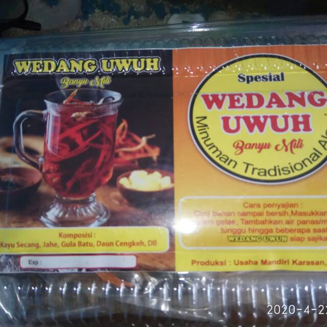 

Wedang uwuh/ minuman imunitas