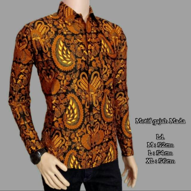 KEMEJA BATIK PRIA AAs-19 - GAJAH MADA