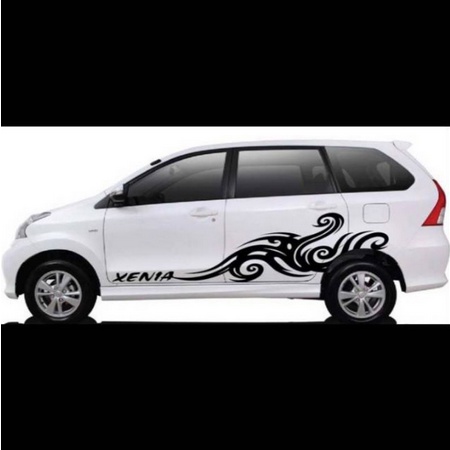 stiker mobil xenia ertiga sigra calya avanza stiker cutting stiker motif bunga keren