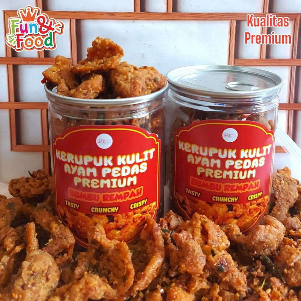 

Can Kerupuk Kulit Ayam Krispy Pedas Bumbu Rempah Krupuk Kulit Ayam Crispy Kualitas Premium