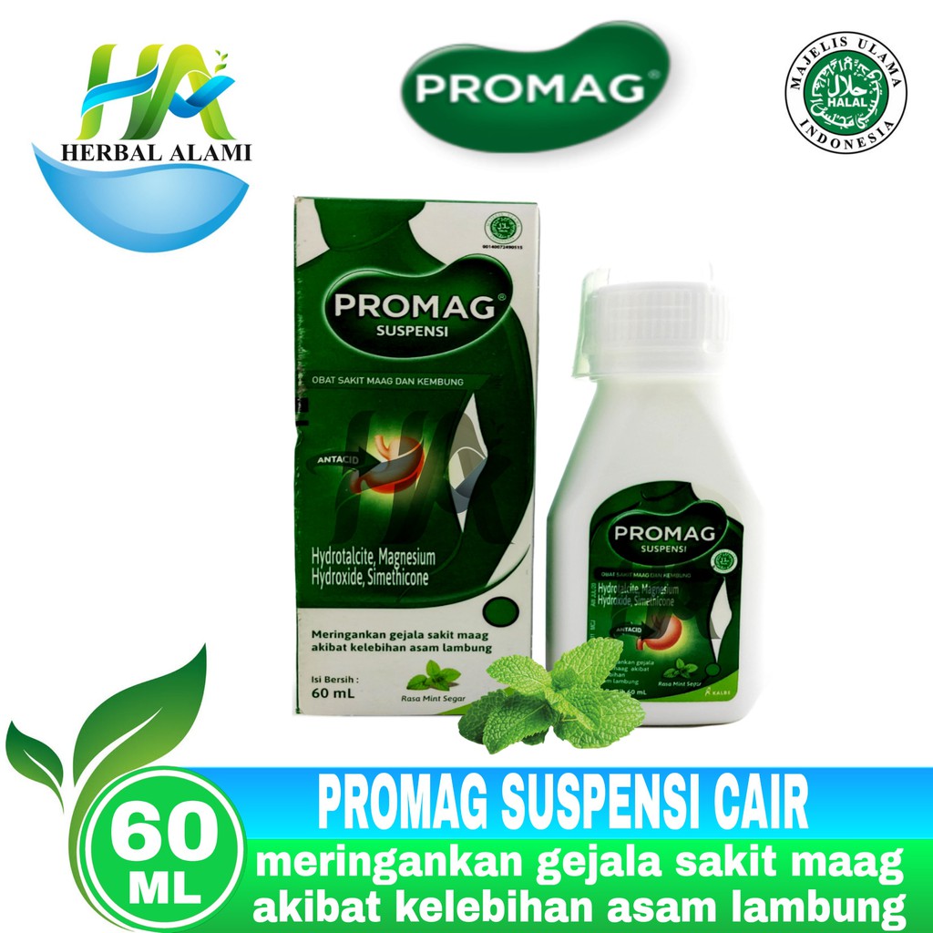 Promag Suspensi BOTOL - Obat Maag dan  Perut Kembung