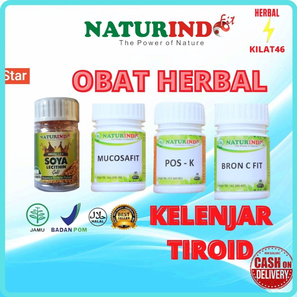 COD OBAT HERBAL KELENJAR GETAH BENING,KELENJAR TIROID, GONDOK NATURINDO