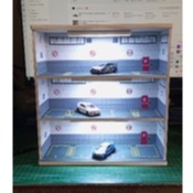 Diorama PVC Garasi 1/64 hotwheels matchbox minigt