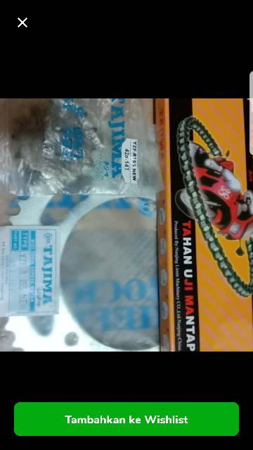 Gir set paket yamaha YZF- R155 NEW TAJIMA