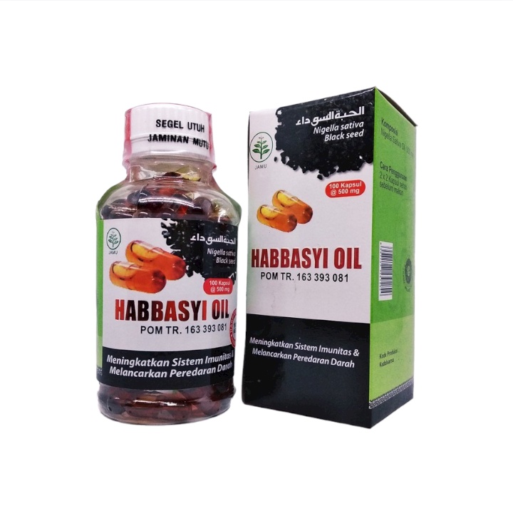 Minyak Habbatussauda HNU Habbasyi Oil 100 Kapsul