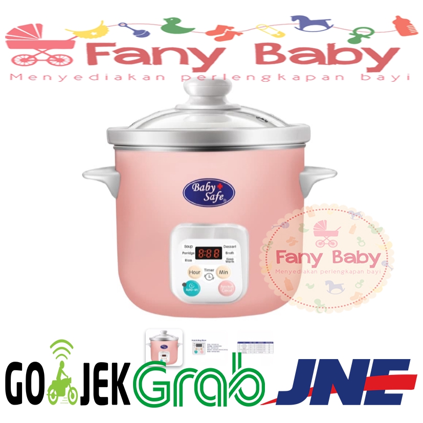 Jual Baby Safe (Pink 1.5L) Slow Cooker Best For Soup & Porridge LB06D Indonesia