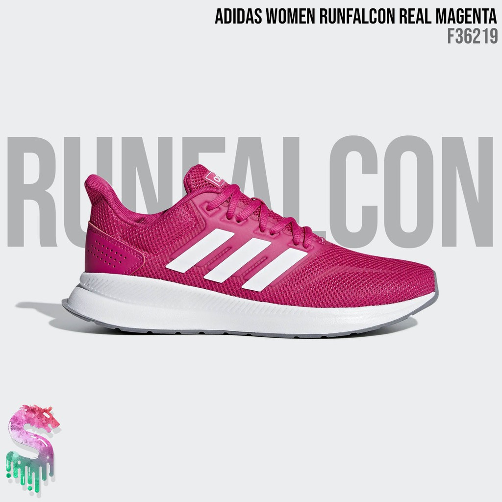 Adidas Runfalcon F36219 Real Magenta Women Original BNIB Adidas Runfalcon F36219 Real Magenta Women Original BNIB