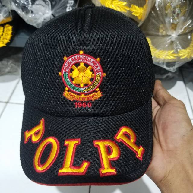 Topi polpp bordir tebal