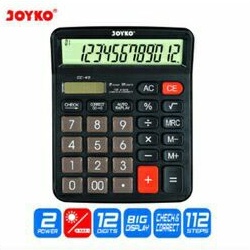 

Kalkulator JOYKO CC-40 12 digits check correct