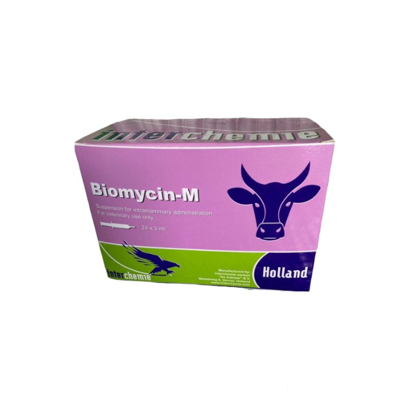 TMC/ Biomycin M / Biomicyn M 1 Box 24 Syringe / Obat Mastitis Sapi & Domba & Shorhock Kelinci