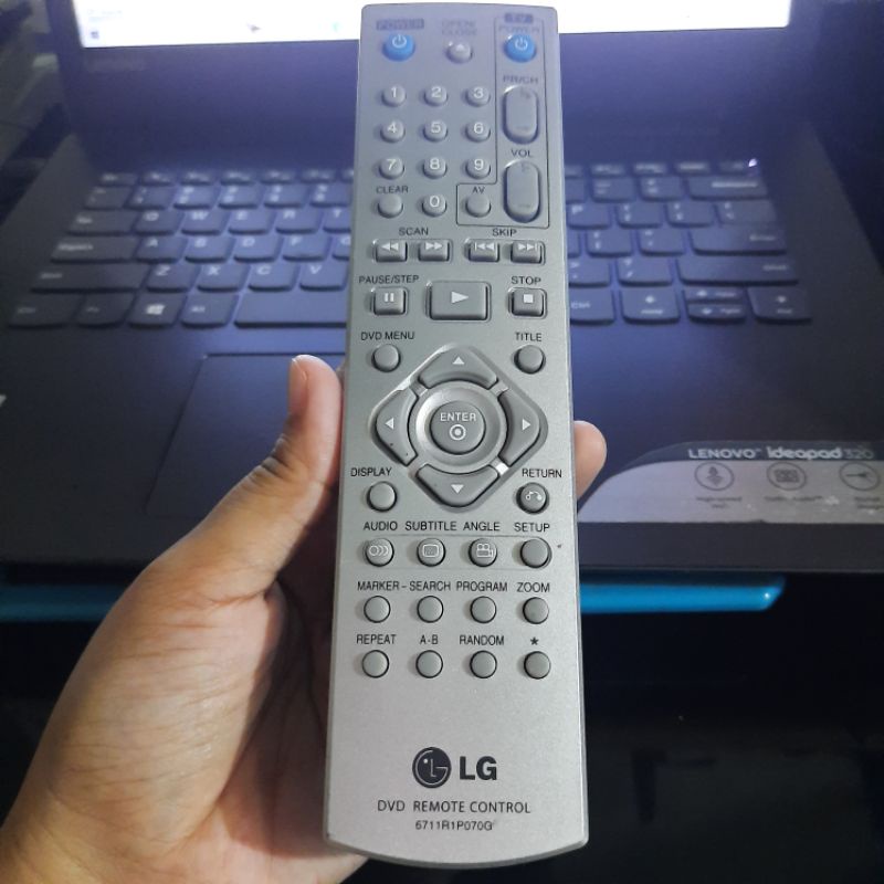 REMOTE REMOT DVD PLAYER LG 6711R1P070G ORIGINAL ASLI