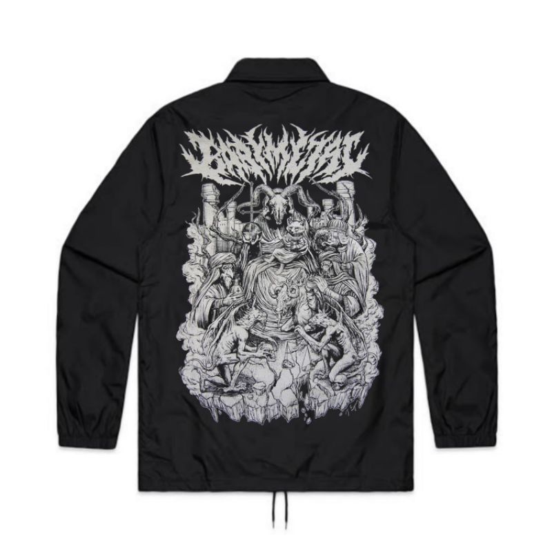 COACH JAKET BABY METAL | WINDBREAKERS PRIA HITAM | JAKET BABYMETAL | JAKET BAND | JAKET PARASUT | wi