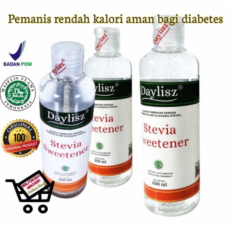 Daylisz stevia pemanis rendah kalori pemanis aman buat diabetes gula cair