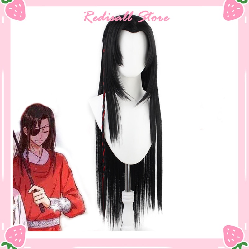PREORDER Heaven Official Blessing Cosplay Wig Hua Cheng Black Long Straight Synthetic Hair Cosplay T