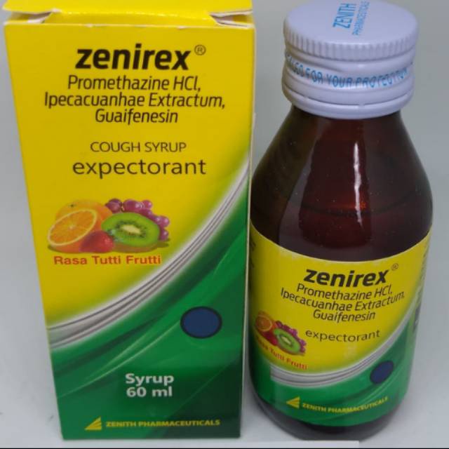 ZENIREX SIRUP EKSPEKTORANT OBAT BATUK 60ML