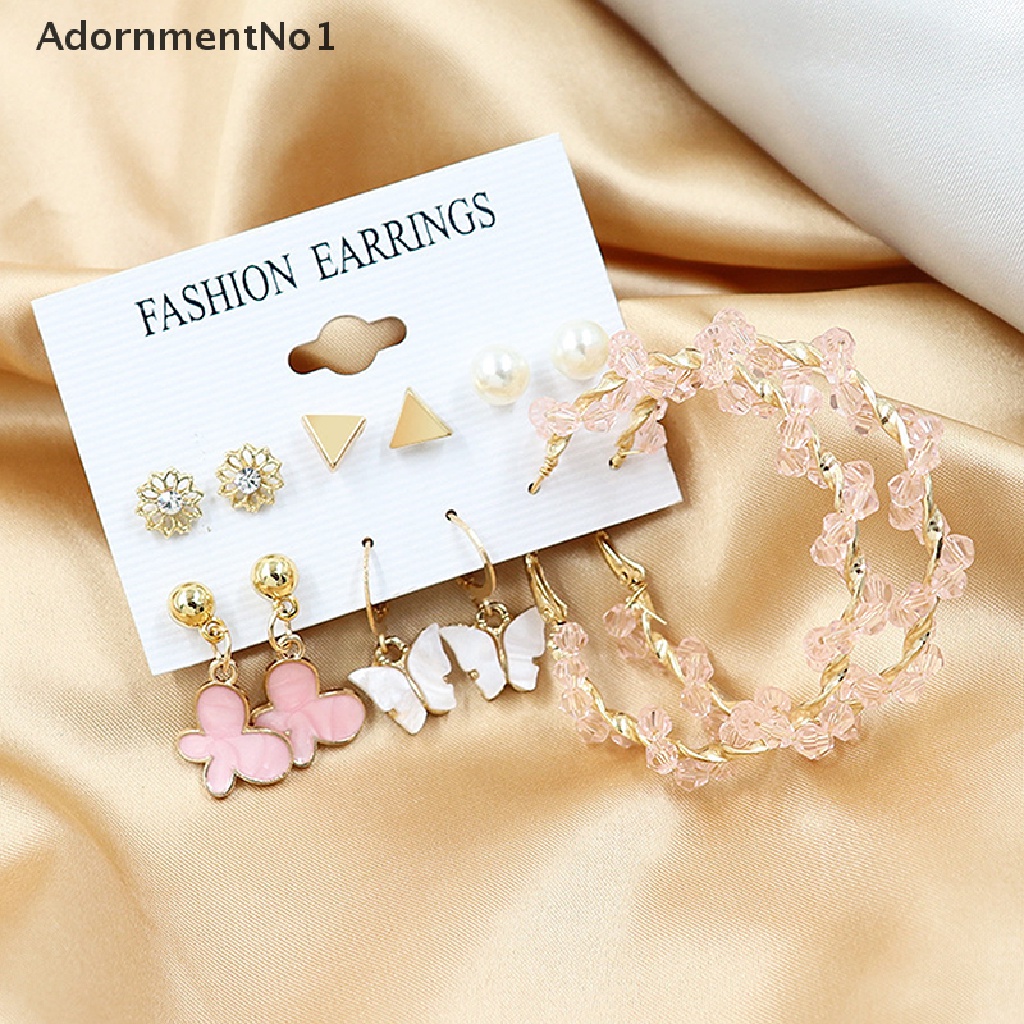 (AdornmentNo1) 1 Set Anting Tusuk Gantung Bentuk Lingkaran Hollow Aksen Mutiara Imitasi Untuk Wanita