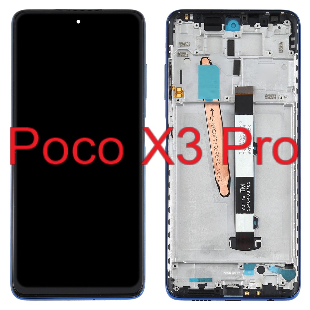Original LCD plus TouchScreen plus Frame - Xiaomi Poco X3 Pro - M2102J20SG - M2102J20SI