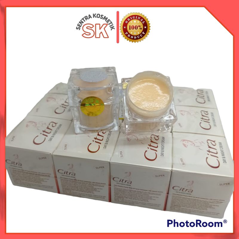 LUSINAN CREAM CITRA SUPER No 1 SIANG MALAM 12 PCS