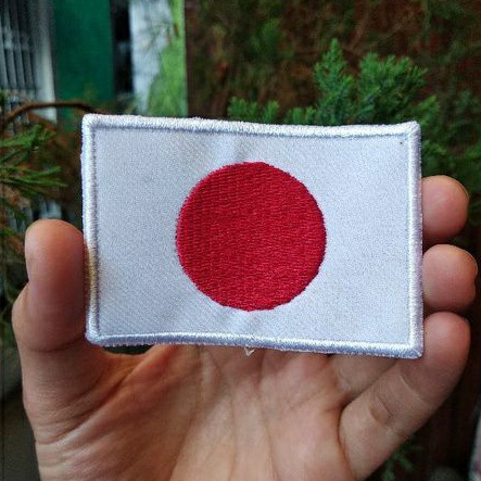 patch bordir bendera jepang