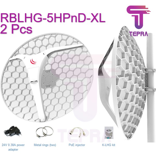MikroTik LHG XL HP5 RBLHG-5HPnD-XL 2 Pcs/Pack