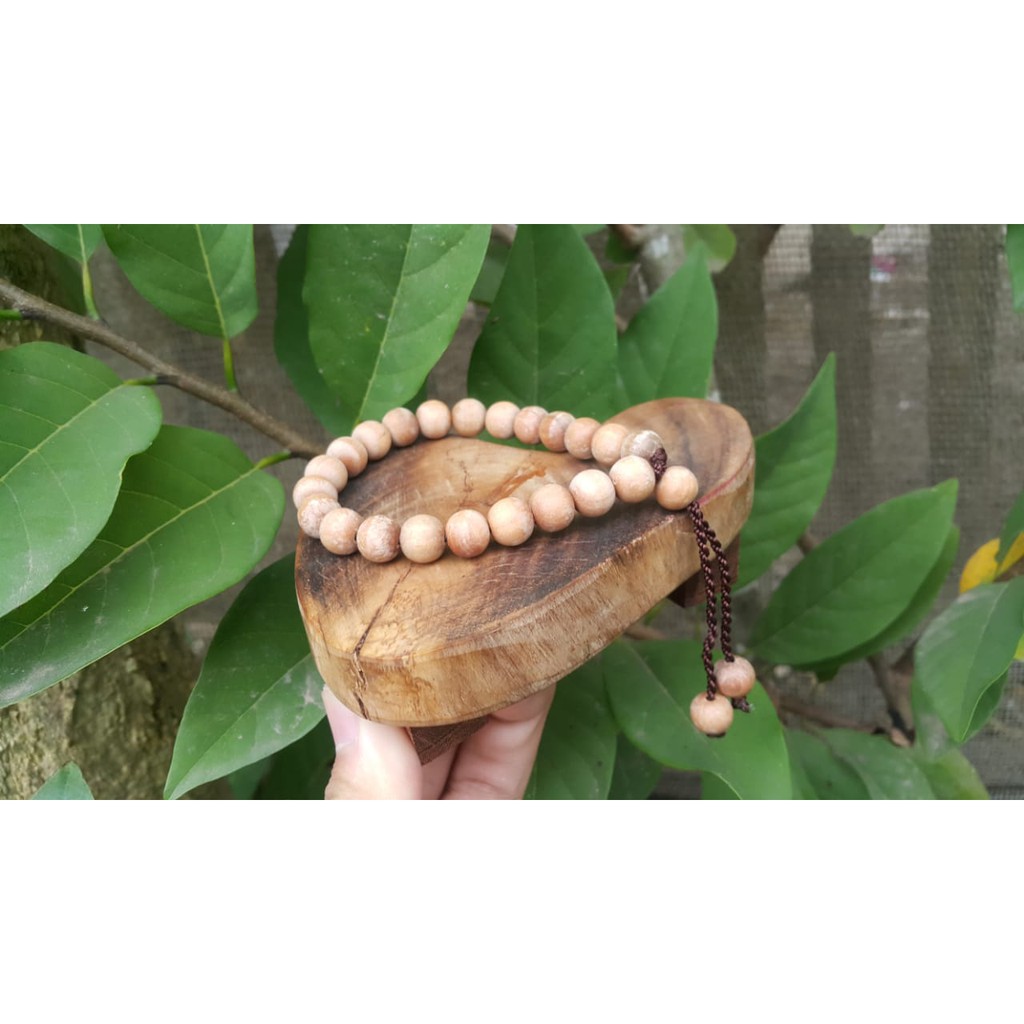 Gelang Tangan Galih Kayu Cendana Asli Harum Wangi Super Kraton NTT. Bersertifikat / GELANG CENDANA