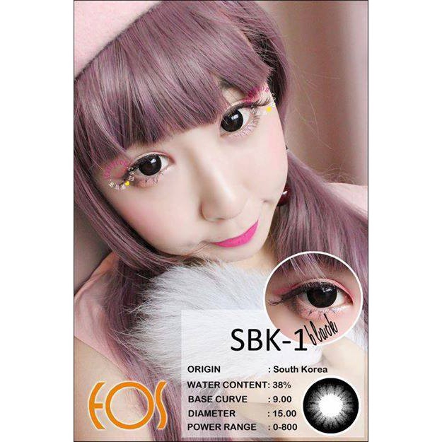 SOFTLENS EOS SBK BLACK - MINUS / SOFTLENS MATA / LENSA MATA