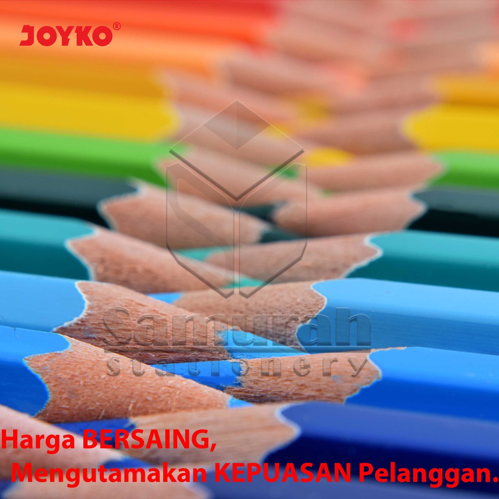 Pensil Warna Joyko CP 48 PB  Isi 48 Warna Panjang / Color Pencil 48 Colors Long CP-48PB-7