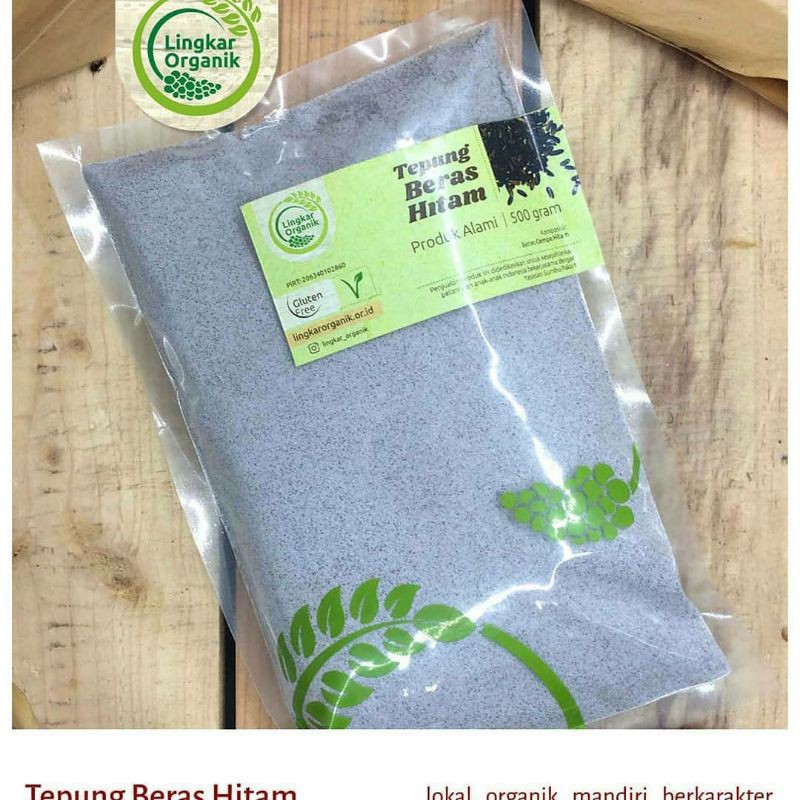 

tepung beras hitam lingkar organik 500 gr