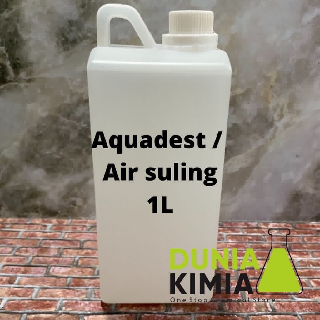 Aquadest / Akuades / Aquades / Air Suling / Air Aki Radiator - 1 Liter