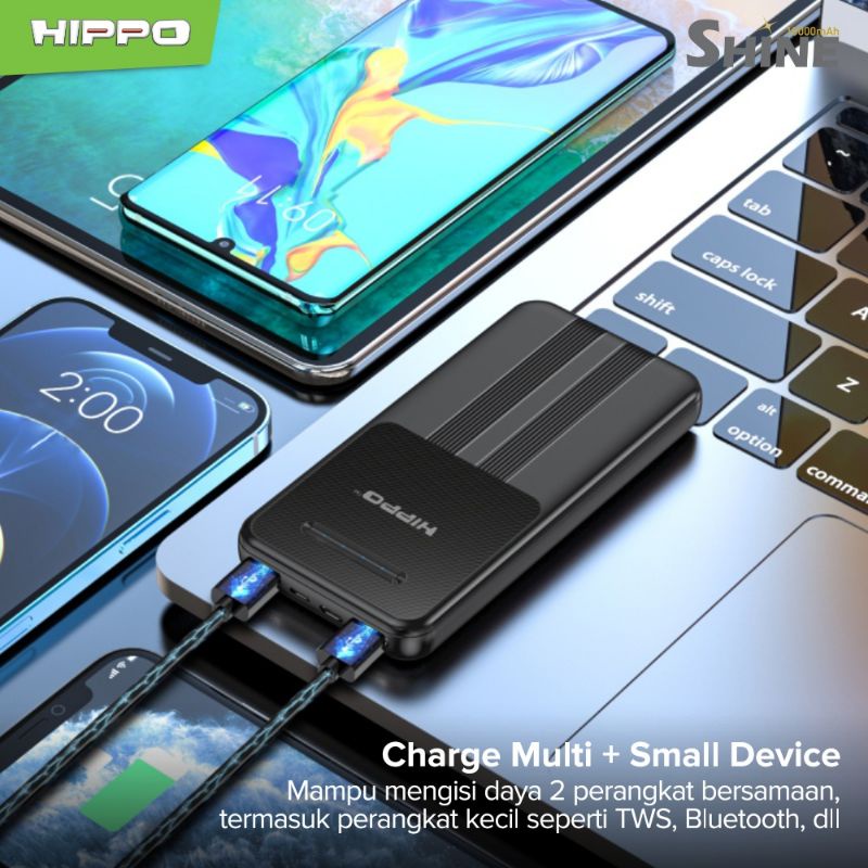 Hippo powerbank Shine 10.000mah