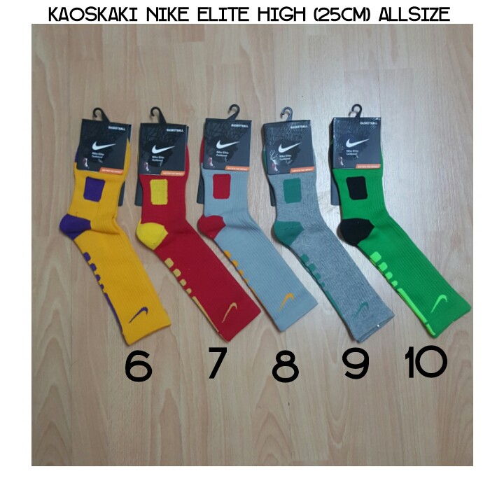 Kaos Kaki Basket Nike Elite Socks (Tinggi Sebetis) Import