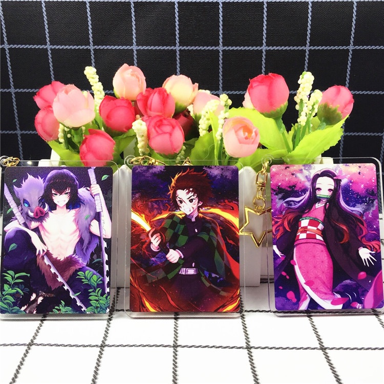 Demon slayer gantungan / Gantungan kunci akrilik anime kimetsu no yaiba 8cm